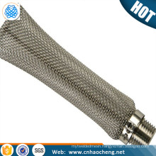 6'' 12'' Stainless steel bho extractor tube kettle screen mash tube bazooka screen